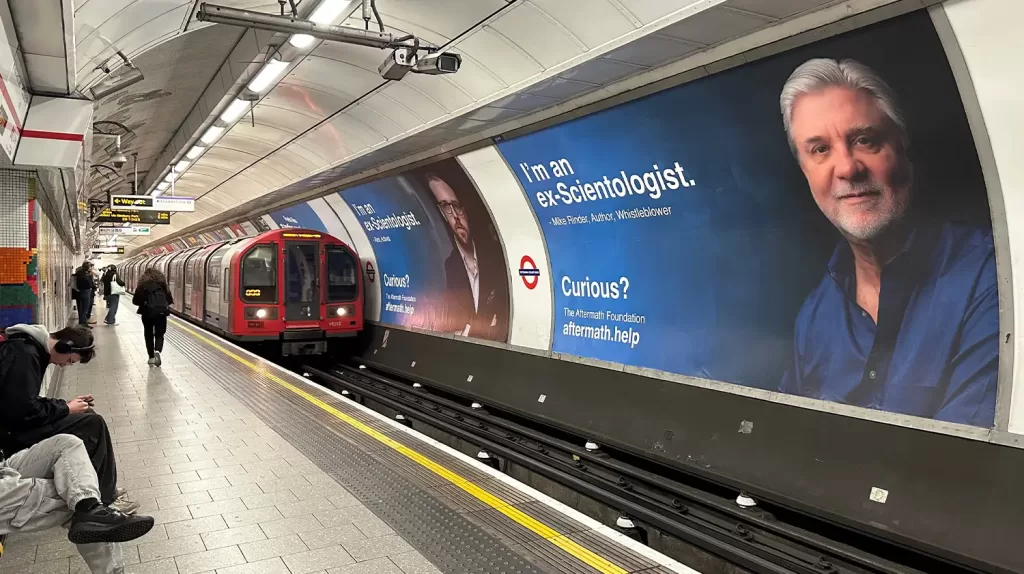 Ex Scientologist ads at Tottenham Court Road