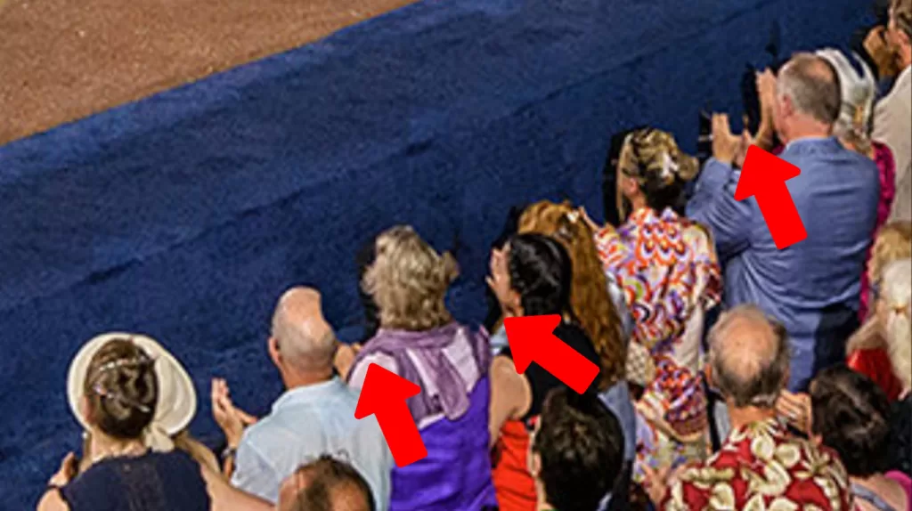 Scientology LRH Hall event photos photoshopped
