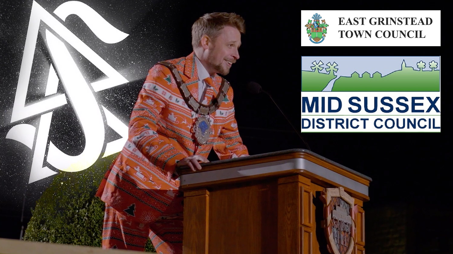 East Grinstead Mayor Frazer Visser speaking at Scientology event in 2023