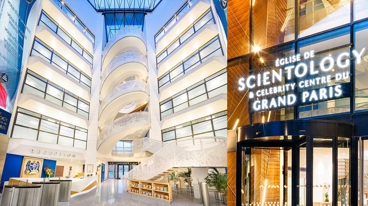 Scientology Saint Denis Paris new building