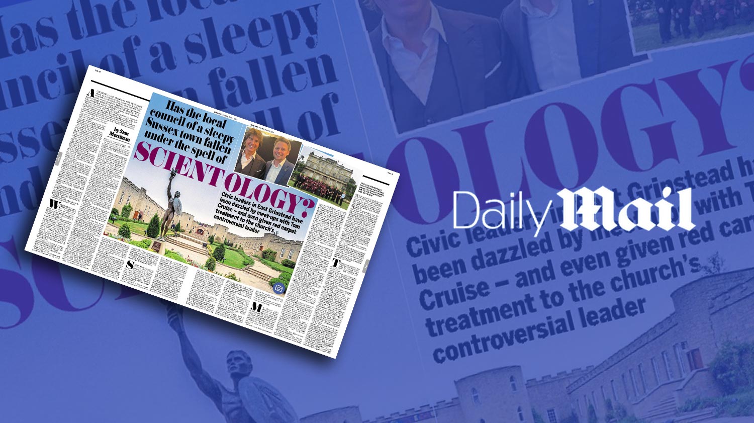 East Grinstead Scientology problem featured in Daily Mail April 2024 article