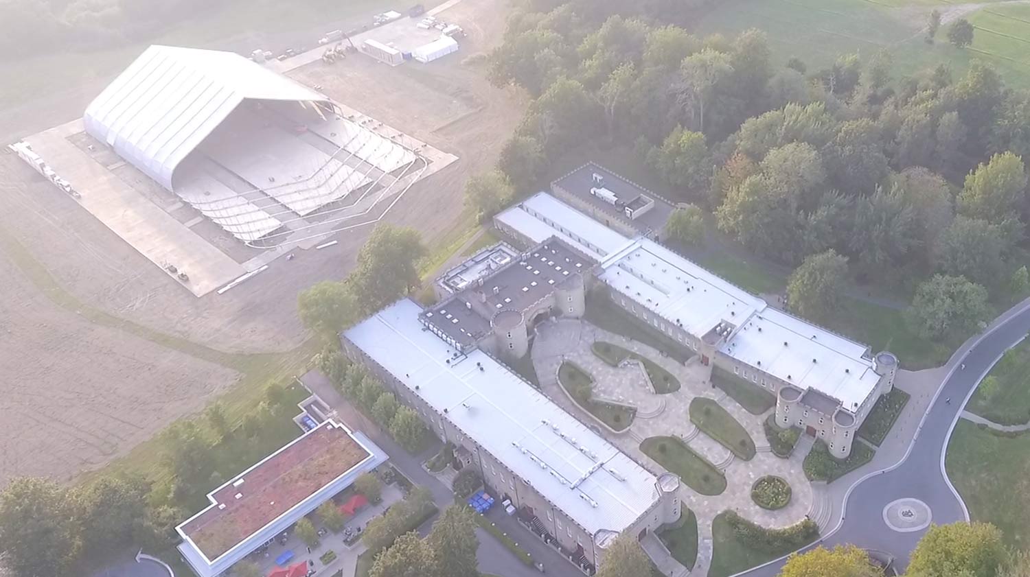 Scientology tent at saint hill near east grinstead 2024