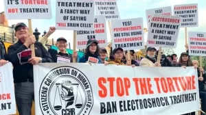 Scientology anti psychiatry protest in London