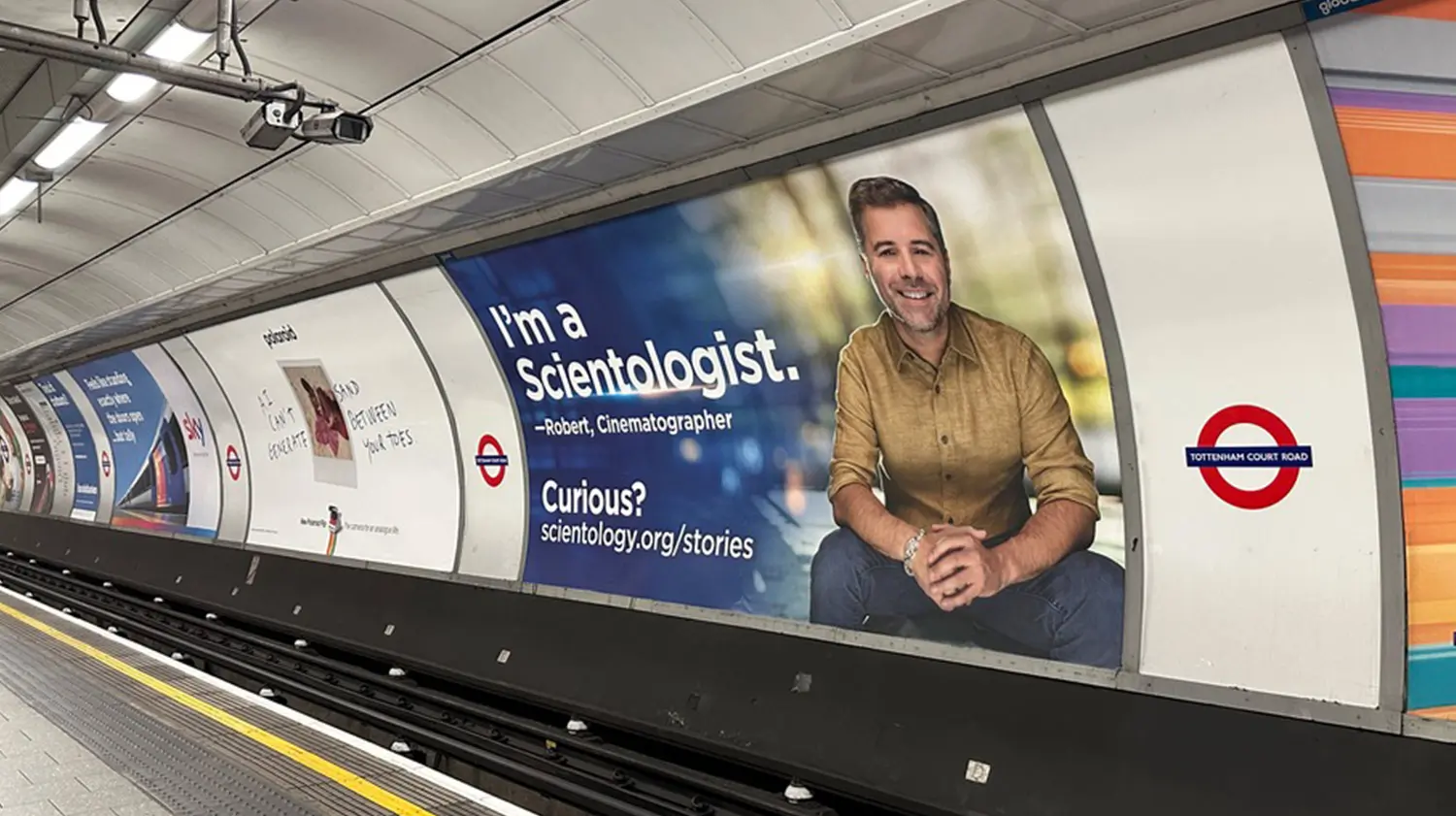 Scientology ads reappear on the London Underground