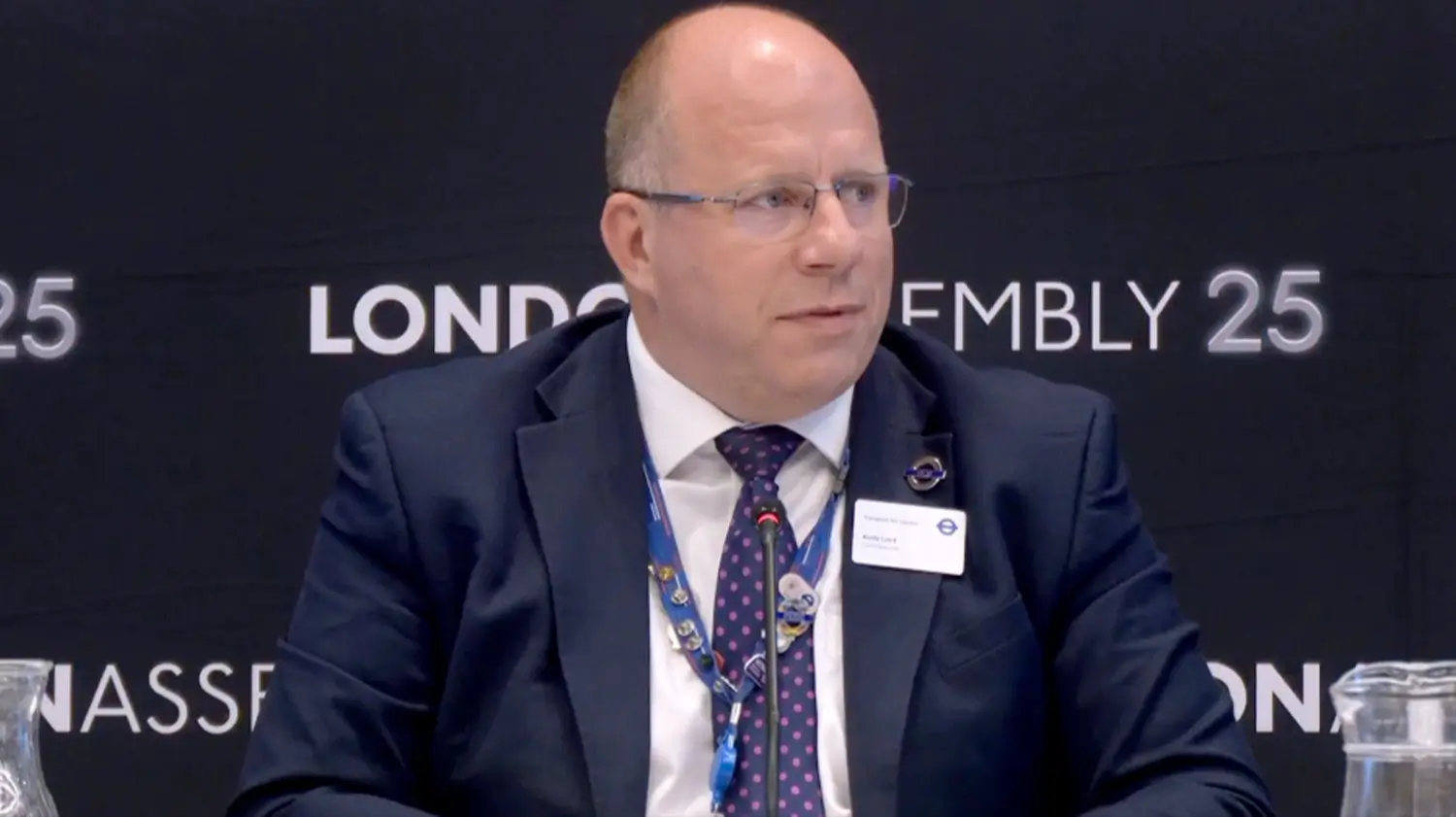 TFL Commissioner Andy Lord answering questions on Scientology adverts