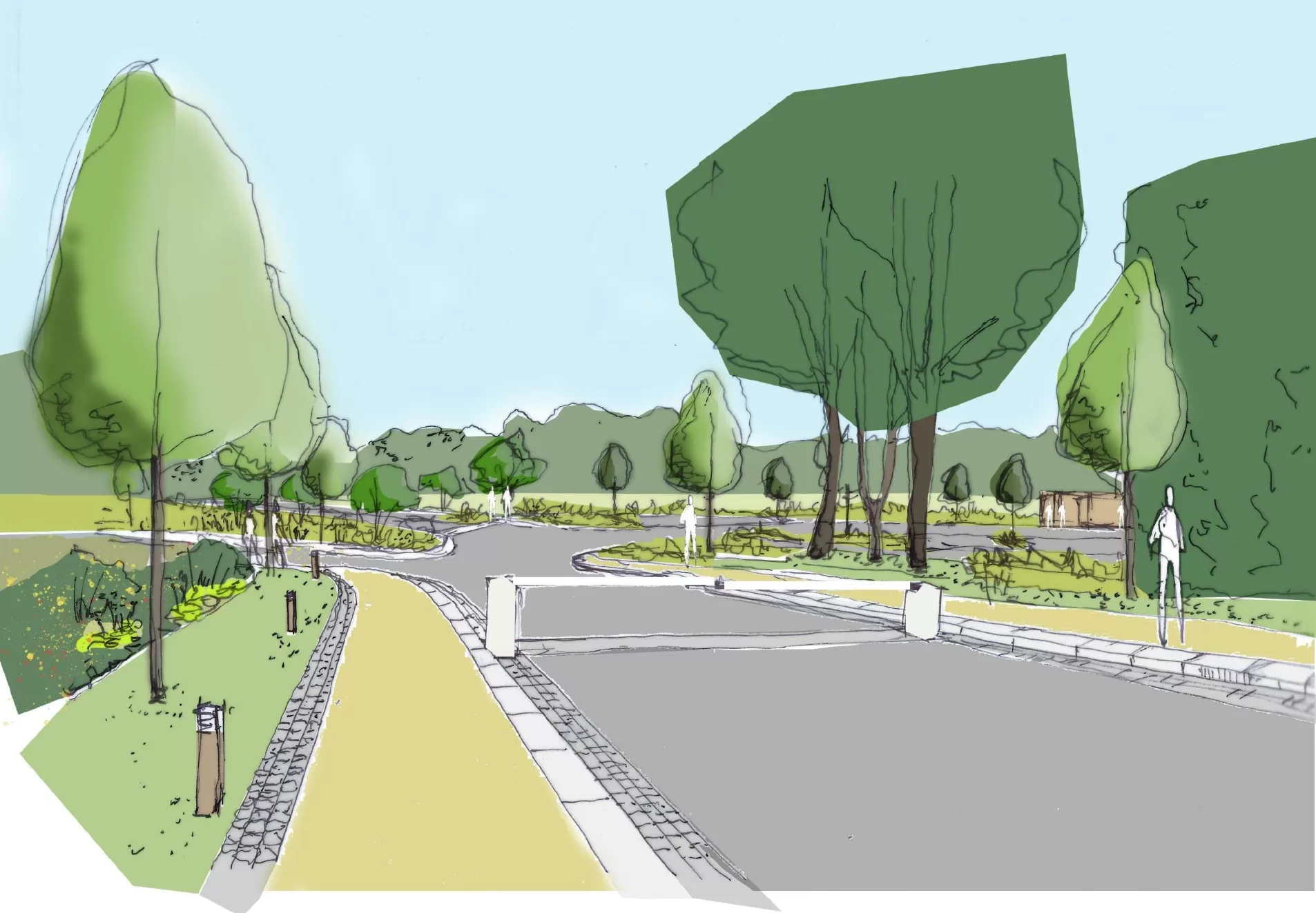 Saint Hill new entrance proposal