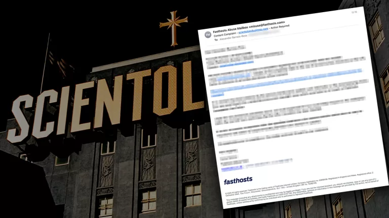 This website is under attack: Scientology vs Scientology Business