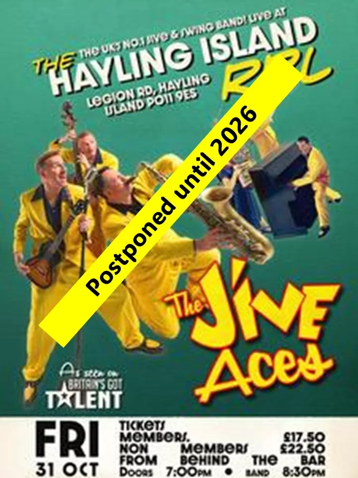 Jive Aces gig postponed