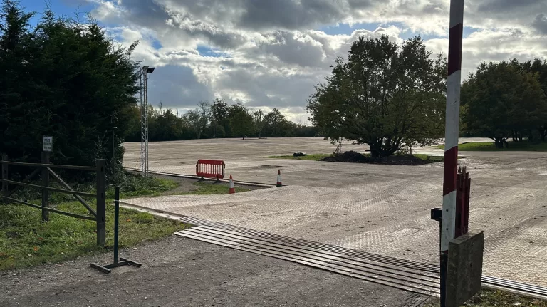 Scientology pave over field ahead of next week’s IAS event, despite Council and environmental concerns