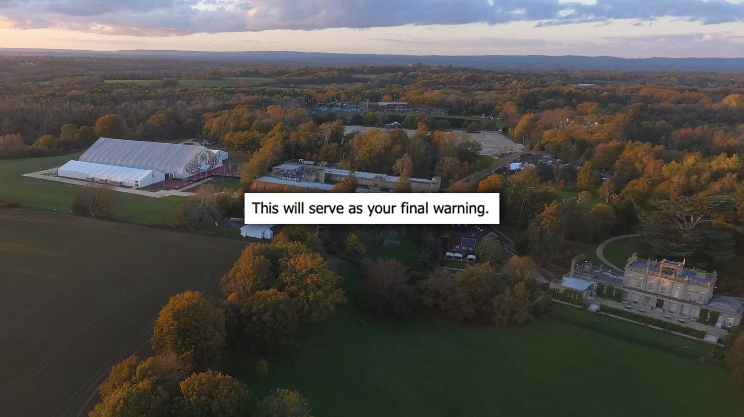 Scientology final warning to protestors