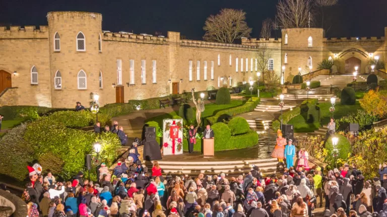 Conservative Party Vice President & East Grinstead Mayor John Belsey switches on Scientology Christmas lights