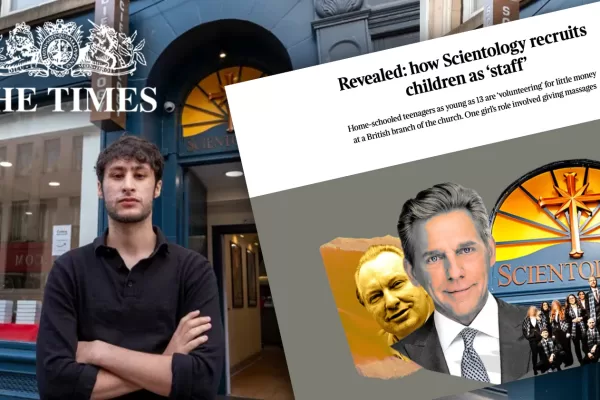 Scientology demands apology and threatens The Times newspaper after investigation uncovers UK child labour